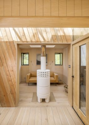 Interior of Dazzle Treehouse