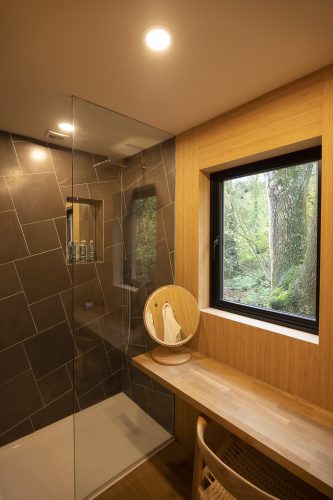 Luxury shower or outside Hot Tub?