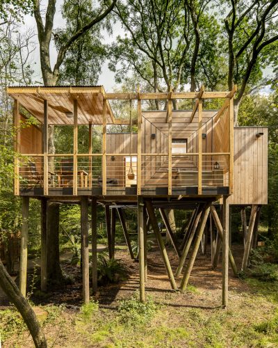 Pinwheel Treehouse at Mallinson's Woodland Retreat